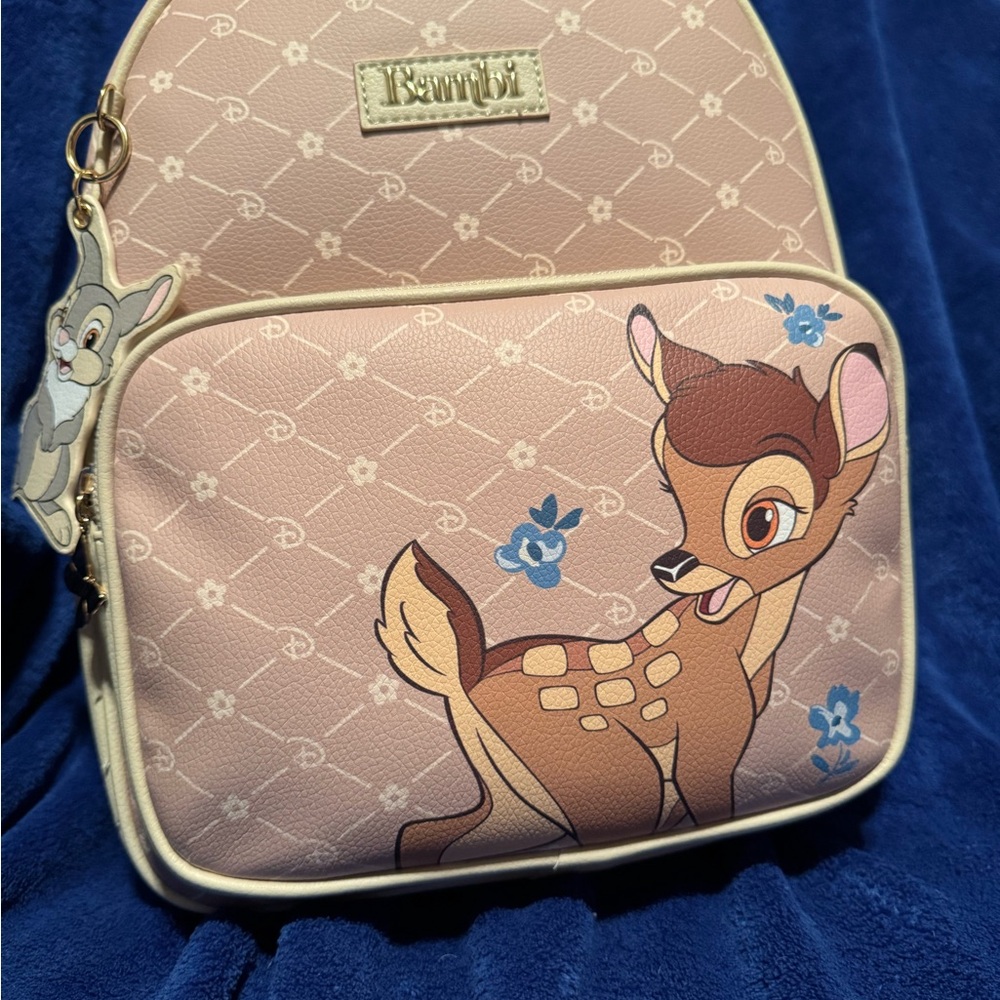 Primark Bambi Pink and Cream Backpack